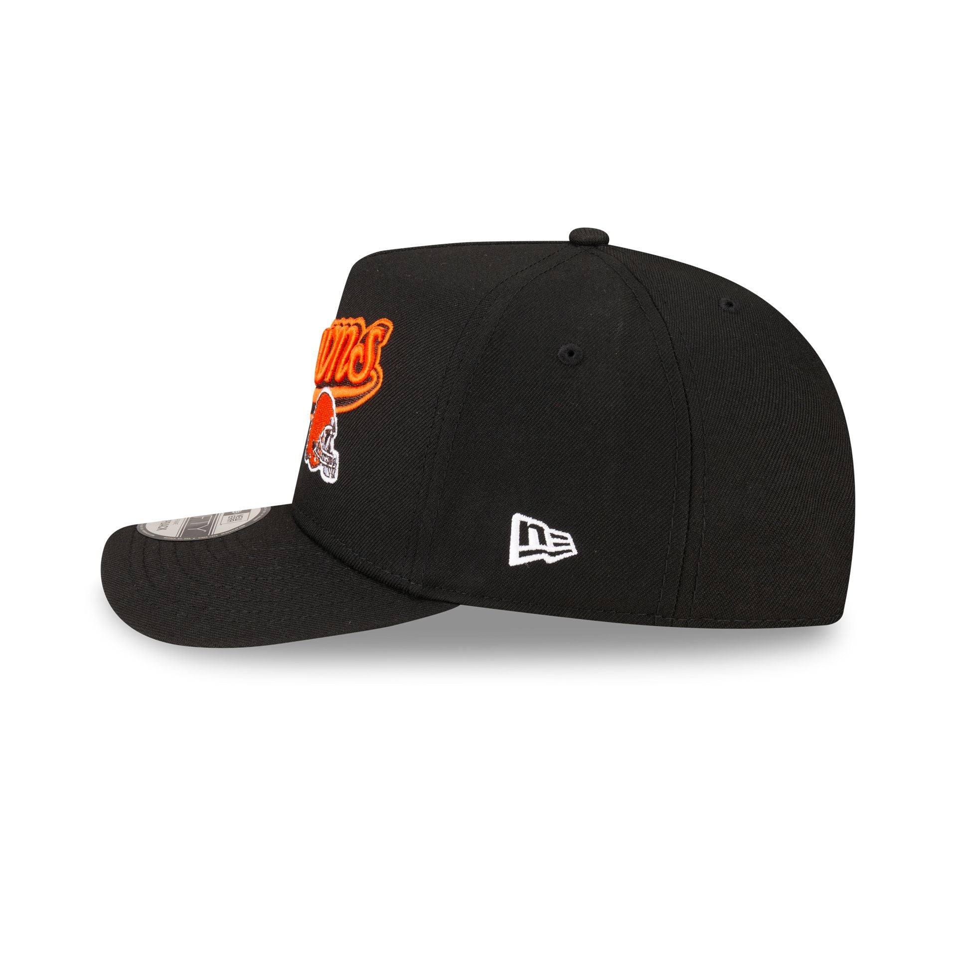 Born x Raised x Cleveland Browns Script Black 9FIFTY A-Frame Snapback Hat - Image 4