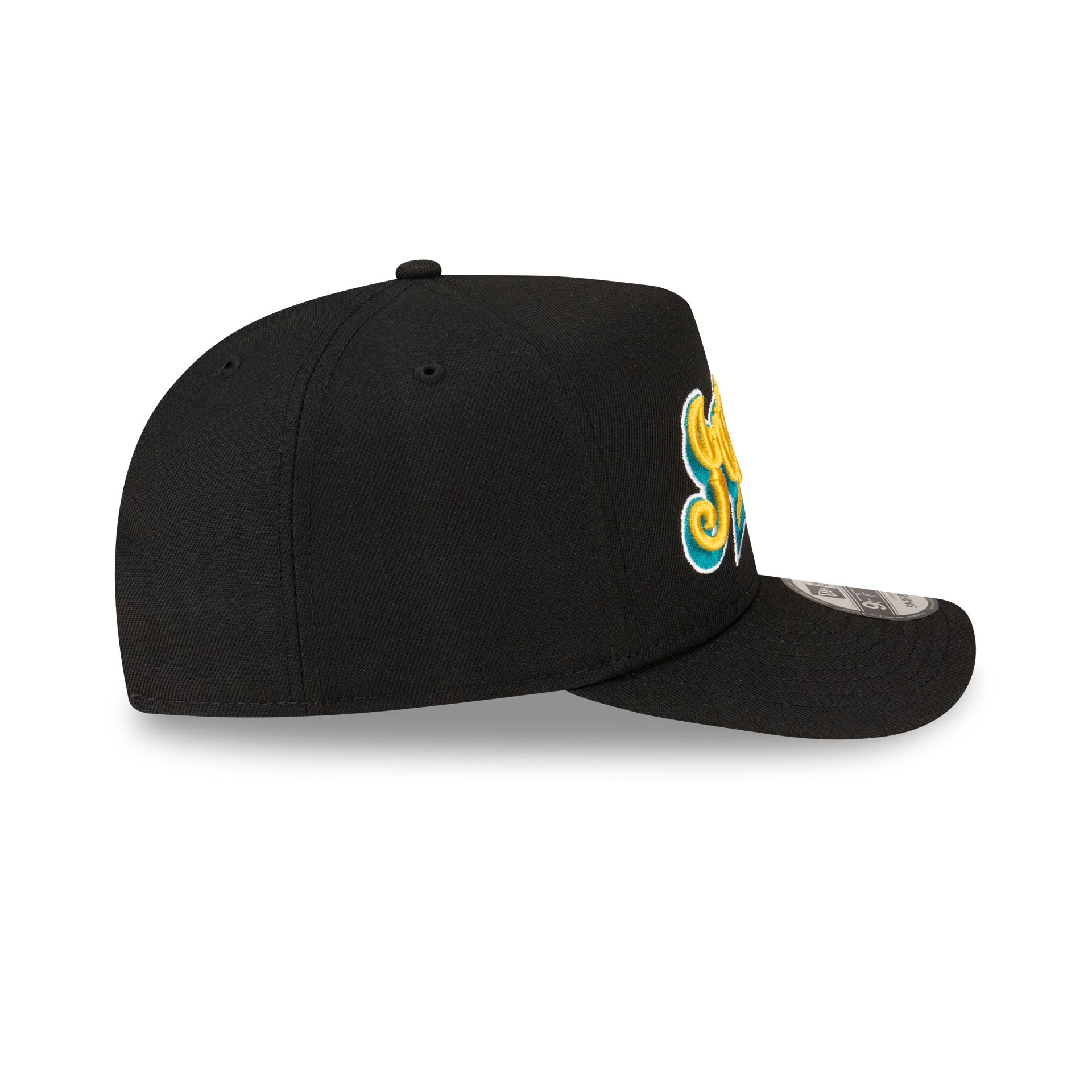 Born x Raised x Jacksonville Jaguars Script Black 9FIFTY A-Frame Snapback Hat - Image 5
