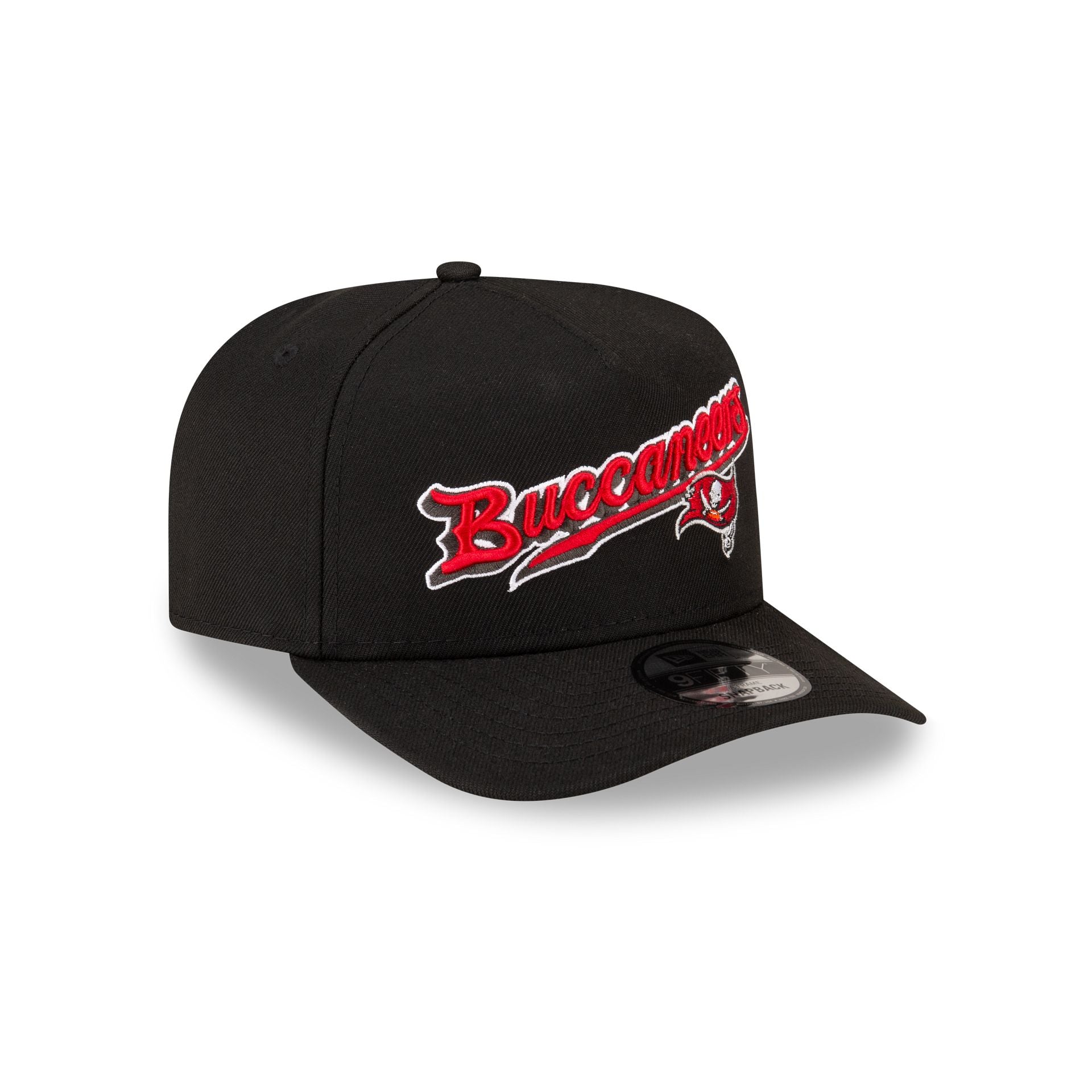 Born x Raised x Tampa Bay Buccaneers Script Black 9FIFTY A-Frame Snapback Hat - Image 3