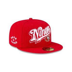Born x Raised x San Francisco 49ers Script 59FIFTY Fitted Hat
