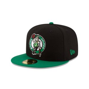 Boston Celtics 2Tone Black 59FIFTY Fitted Hat