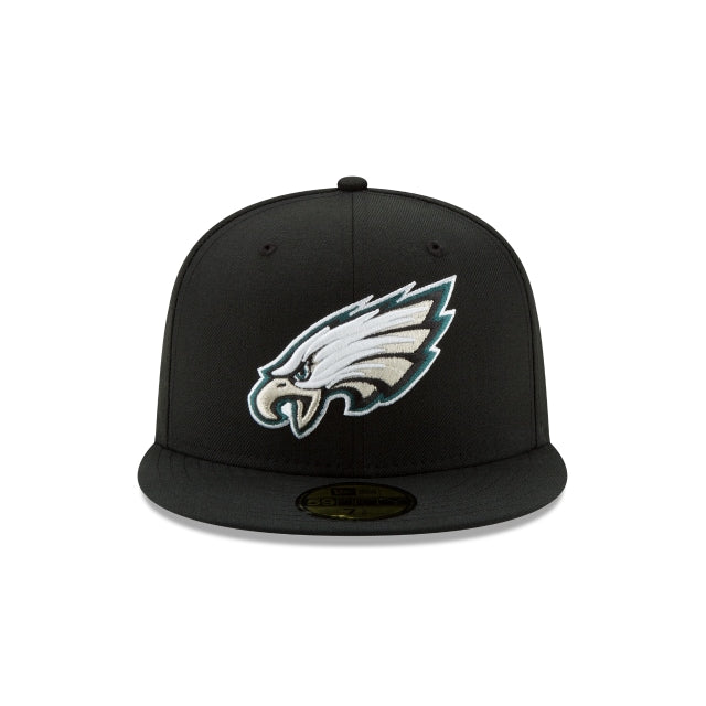 Philadelphia Eagles Black 59FIFTY Fitted Hat - Image 2