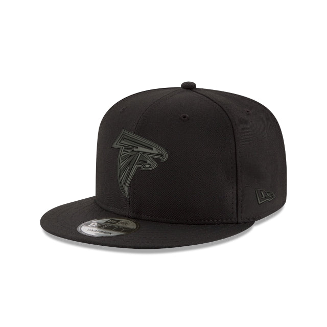 Atlanta Falcons Black On Black 9FIFTY Snapback Hat - Image 2
