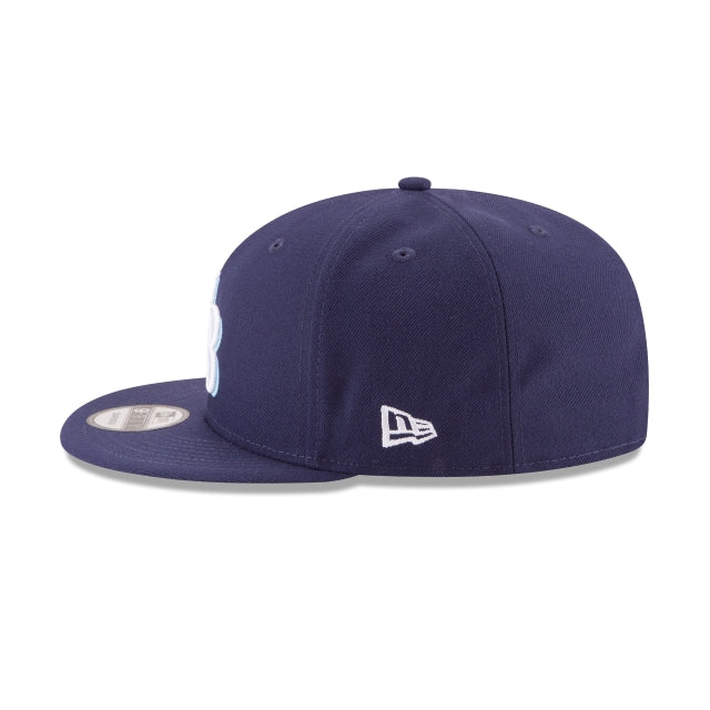 Tampa Bay Rays Team Color Basic 9FIFTY Snapback Hat - Image 5