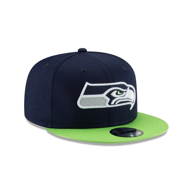 Seattle Seahawks Two Tone 9FIFTY Snapback Hat - Image 3
