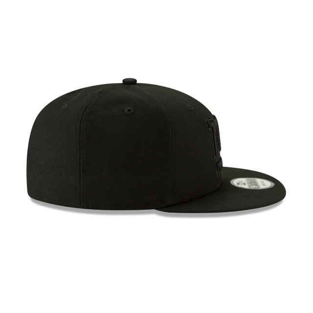 New York Giants Basic Black On Black 9FIFTY Snapback Hat - Image 6