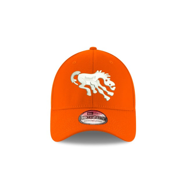 Denver Broncos Team Classic Orange 39THIRTY Stretch Fit Hat - Image 2