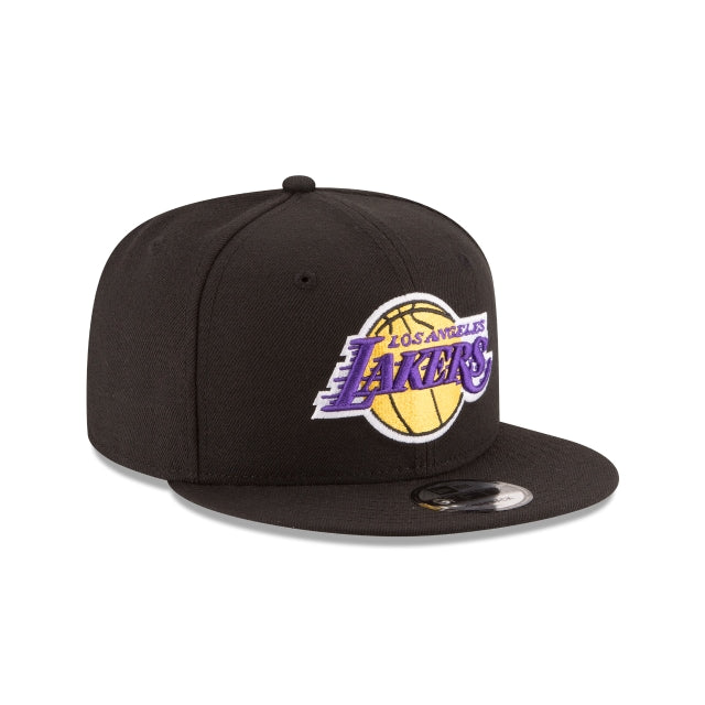 Los Angeles Lakers Black 9FIFTY Snapback Hat - Image 3