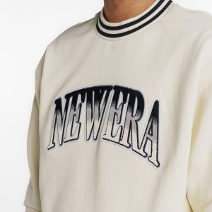 New Era Branded Ombre Chrome White Crewneck