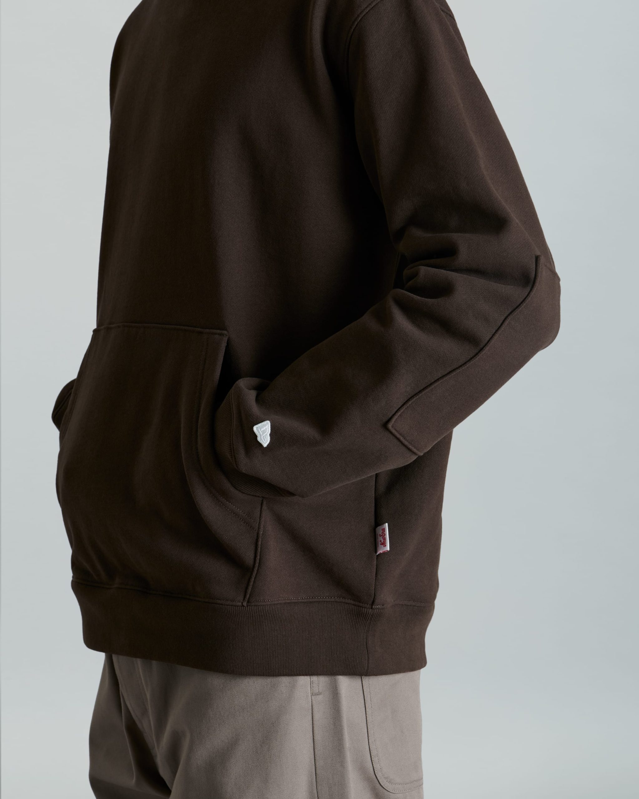 Amherst Corporal Walnut Snap Hoodie - Image 5